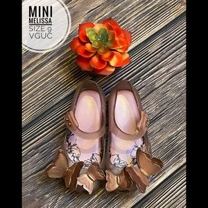 Mini Melissa butterfly shoes